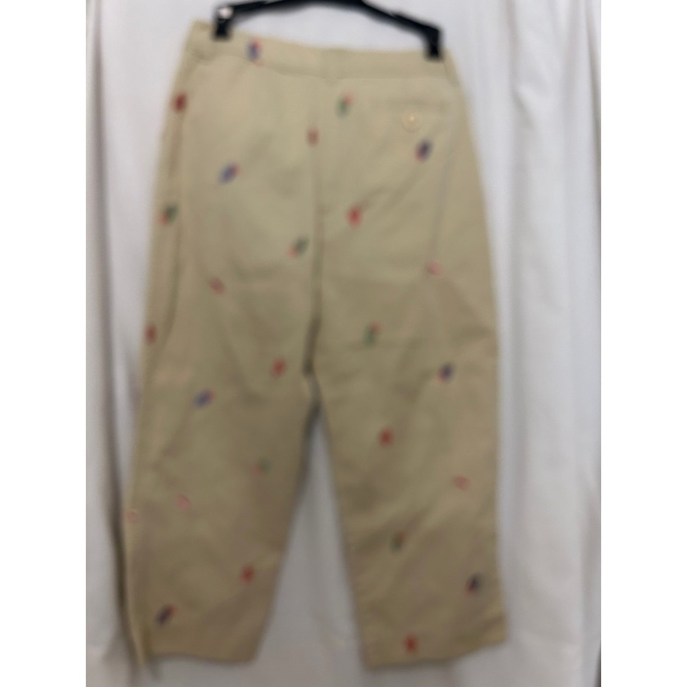 Chadwick's Khaki Embroidered Hat Chinos - Picture 5 of 6